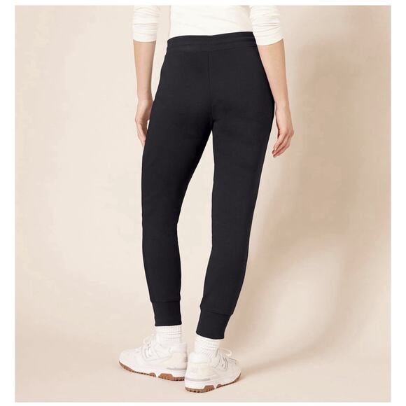 Amazon Essentials Women's Fleece Jogger Sweatpants Black XL New - Picture 2 of 7